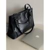 Simple Retro High-end Large-capacity Commuter Bag Square Fashion Student Versatile Tote Bag Single Shoulder Messenger Bag Tide