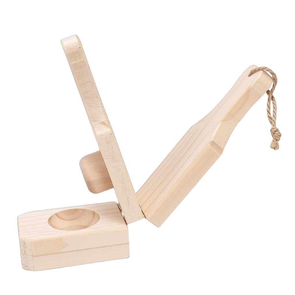 Banana Smasher Maker Plantain Tostones Press 2 In 1 Banana Smasher Maker Wooden Plantain Smasher for Kitchen