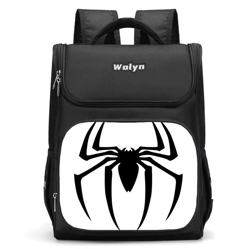 Lightweight Spiderman Girls Backpack With Large Storage For Use Educational
