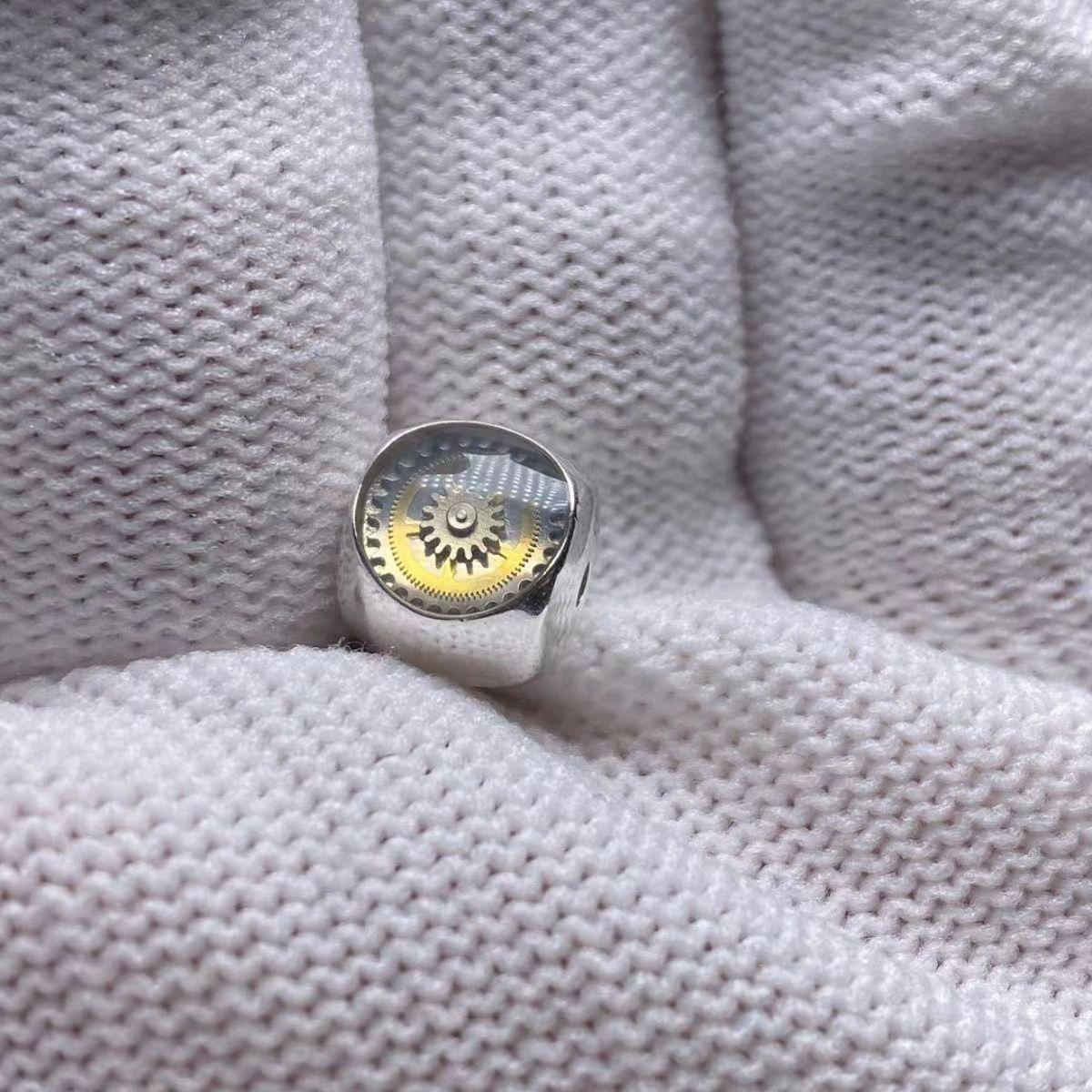 Punk Style Personalized Resin Gear Barrel Beads for DIY Bracelets