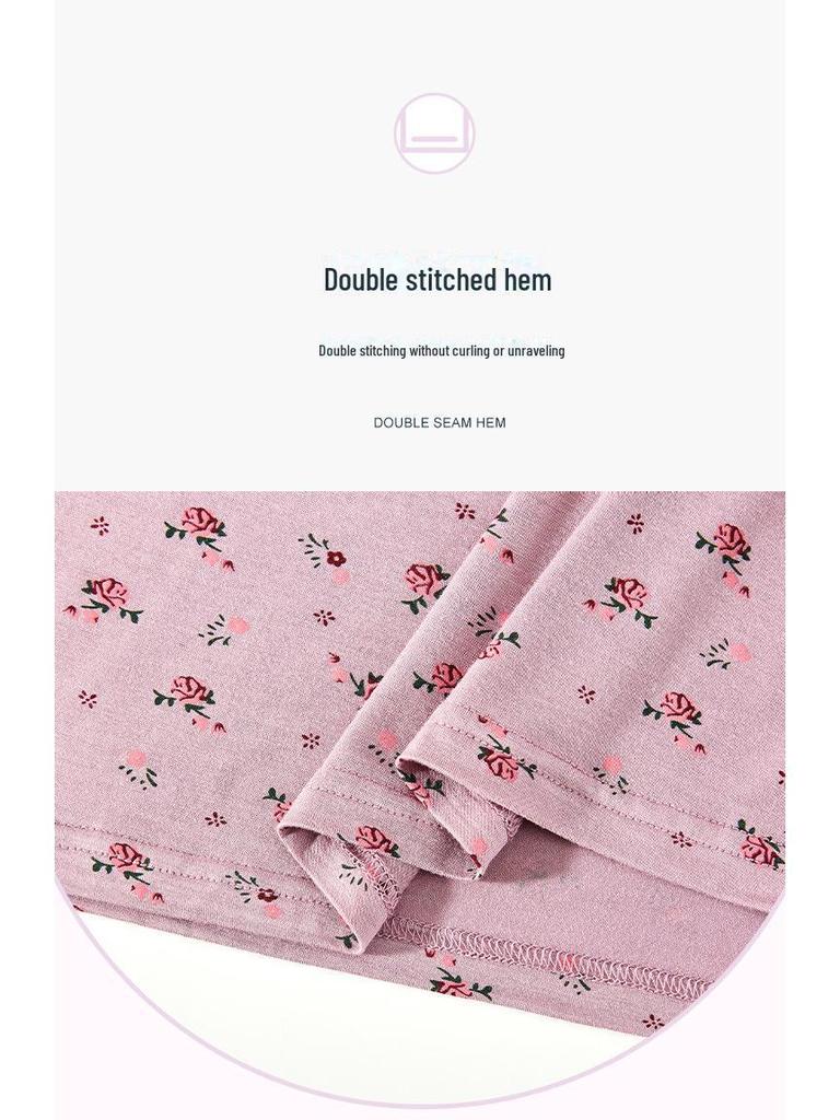 Mamas Sommerpyjama: Leichtes Modal-Set aus Weste und Kurzarm für Frauen mittleren und höheren Alters