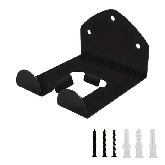 Nástěnný držák na zahradní elektrické nářadí Pevný kovový závěs na stěnu kůlny/garáže Držák organizér pro zahradní nůžky, košťata, lopaty, sekačku na trávu