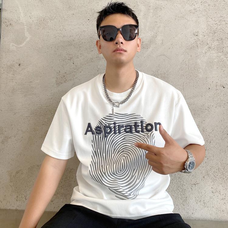 100 хлопок футболка с короткими рукавами мужская мода индивидуальный принт вышивка молодежная популярная повседневная футболка с половиной рукавов 2XL белый 1418₽