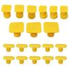 New Practical Repairing Car Body Glue Tabs Dent Removal Tools Yellow Dent Repair Kits Pulling Tabs Car Dent Repair