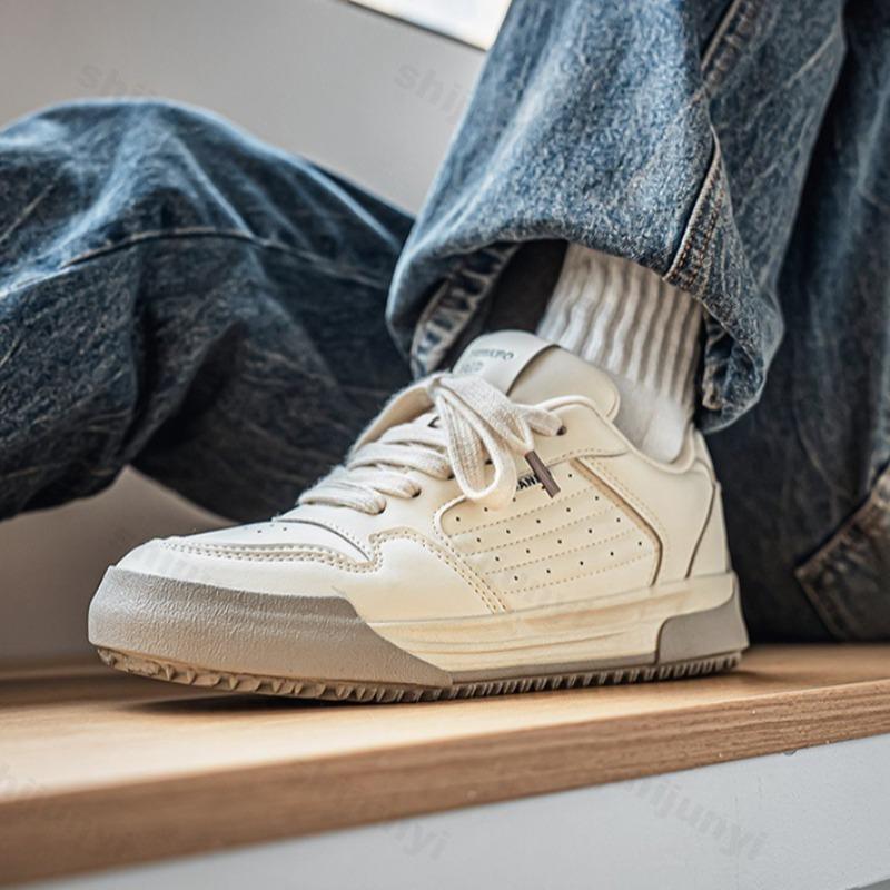 Fashion Men's Sports Casual Shoes 2025 New Spring Fashion Trend Comfortable Versatile Thick Soled Shoes Low Top Non slip Chunky sneakers