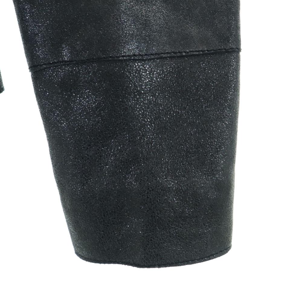 MAX&CO leather jacket 42 Charcoal gray Women Used