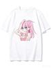 2026 New Unisex Crew Neck Casual Short Sleeve T Shirt With Ponytail Hitori Gotoh Shy Cutout Anime Print T Shirt