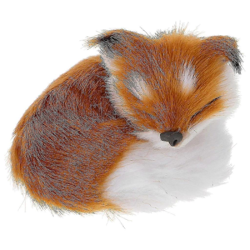 2026 Best!! Fox Stuffed Animal Ornament For Indoor Use Suitable For Children And Animal Enthusiasts 1Set