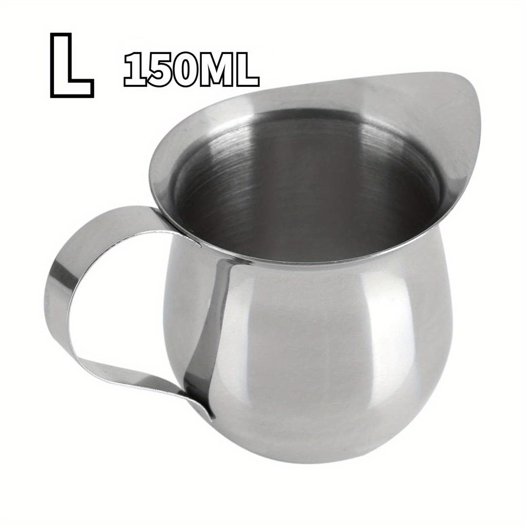 Milk Frothing Pitcher with Measurement Scale 350ml/500ml Coffee Latte Art Jug Creamer Cup for Espresso Cappuccino Barista Tools