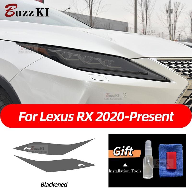 For Lexus ES 300h NX CT GS IS LC LS RX LX570 RC UX GX F Sport Smoked Black TPU Sticker Car Headlight Protective Film