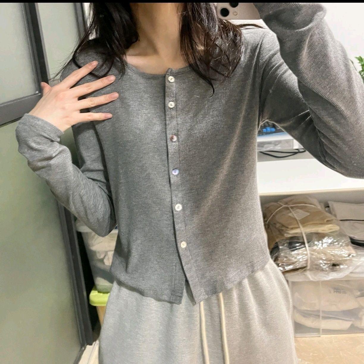 

2026 Spring Korean Style Floral Knit Dress & Slimming Camisole Cardigan Set for Women 2XL