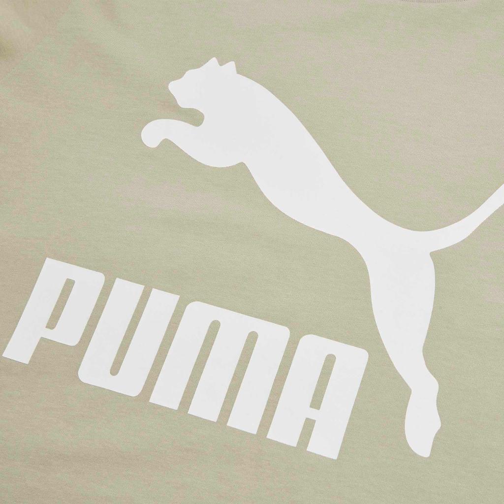 Puma American Retro Sports Casual Brand Logo Printed Breathable Round Neck Pullover Short Sleeve T-Shirt Unisex T-Shirt Marble-Grey 532280-68