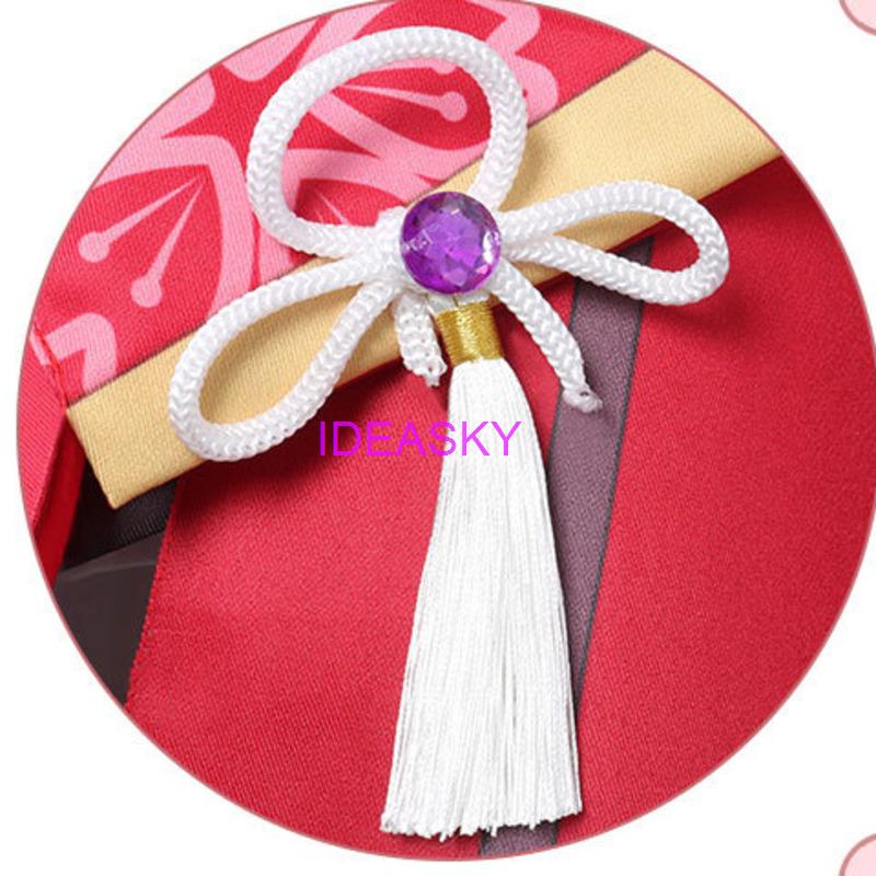 Guuji Yae Yae Miko Cosplay Ears for Man Vision Ear Tail Wig Shoes Accessories Maid Costume Long Dress