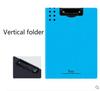 Fizz Horizontal A4 Folder 7colors Matte Texture Folder Portable Pad Portable Pen Tray Office Metting File Pocket 2 types