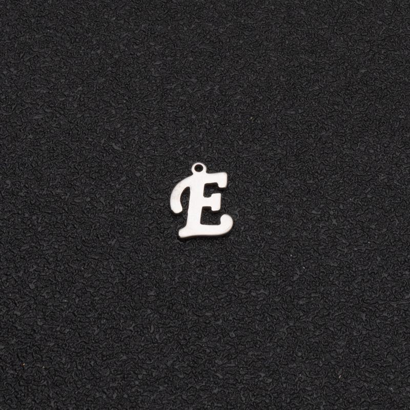 Custom Stainless Steel A-Z Letter Charms - Fade-Resistant DIY Pendants