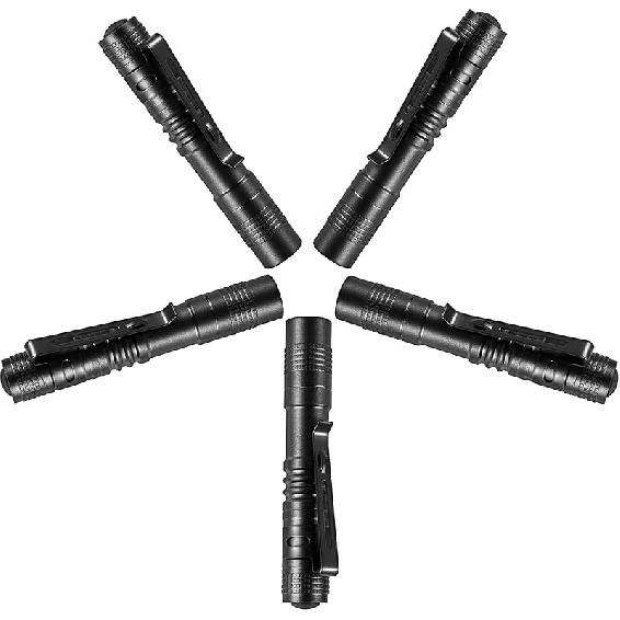 Pen Flashlight,5PCS Led Pen Light Flashlights with Clip,Mini Pocket Flashlight Small Penlight Inspection Flashlight