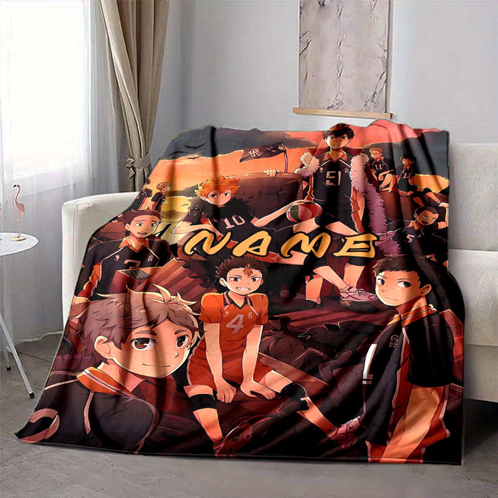 Custom 1pc Nightmare Volleyball Player Blanket, Soft And Comfortable Blanket, Casual Warm, Camping Travel Blanket, Birthday Gift Q91278