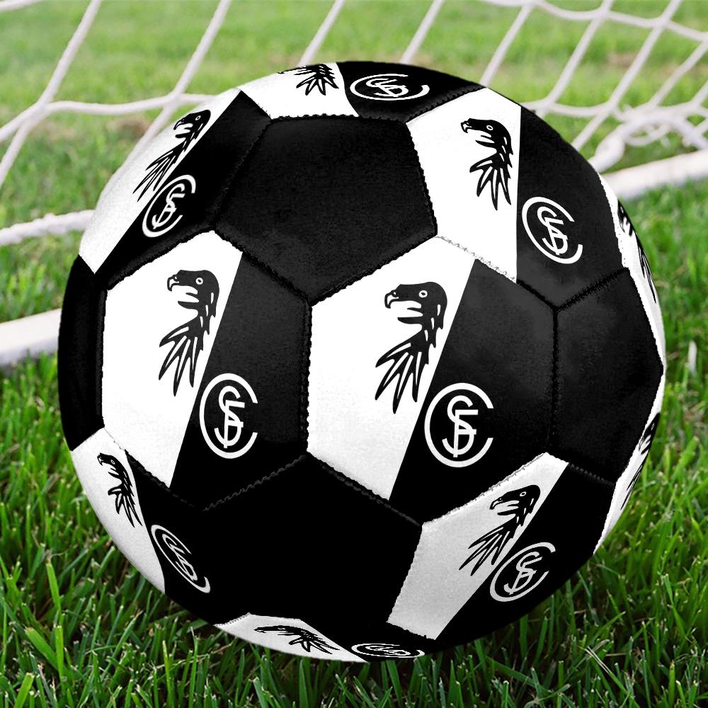 SC Freiburg Indoor Soccer Ball Colorful Machine Stitched PVC Size 5 Team Training Competition Ready Durable High-Bounce Cool Sports Gift