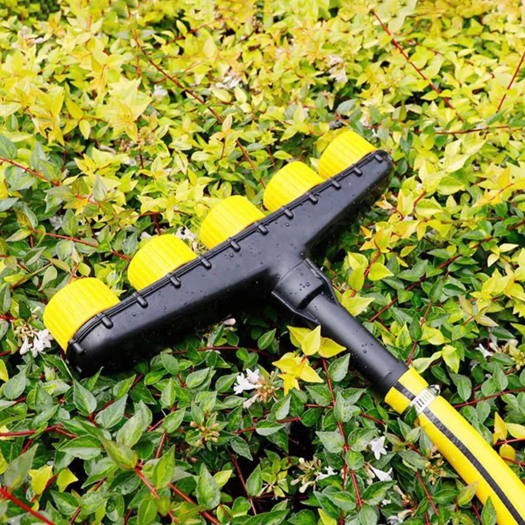 3 Heads Garden Hose Nozzle Sprayer Adjustable Nozzle Irrigation System Perfect for Lawn Garden and Yard