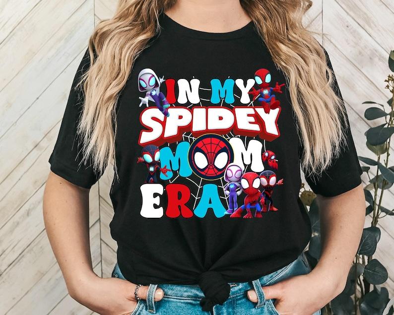 

In my Spidey Mom Era Shirt Spider Mama Tee Mommy Shirt Funny Mother s Day Shirt Spiderman Women T-Shirt 4XL