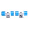 1 Pair   Trucks and Wheels PU Longboard 3.2 Inch Trucks Wheels Combo Set for Cruiser Aluminum Alloy 55x45mm