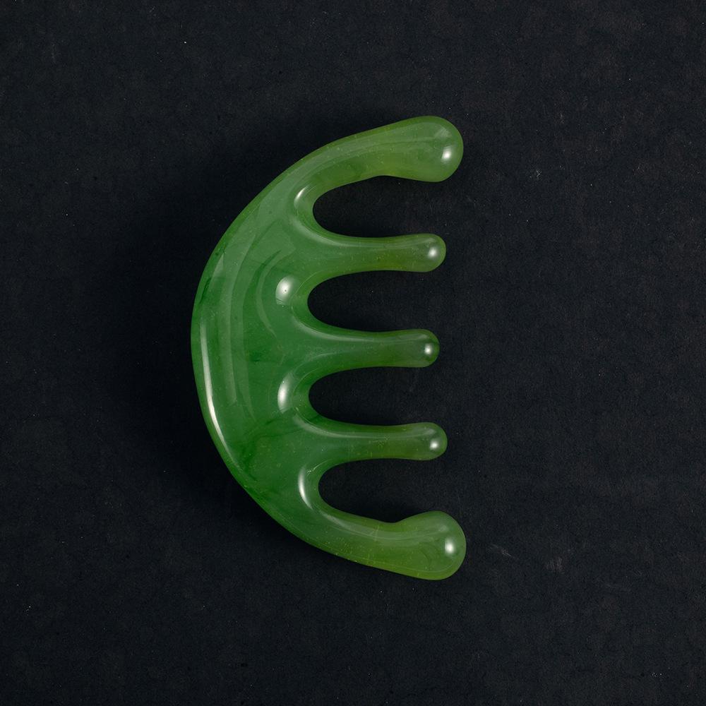 Meridian Gua Sha Resin Comb & Nose Press Massager