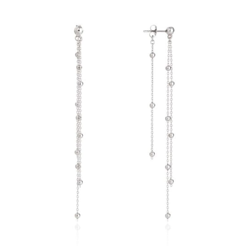 

TIEDE Ball drop E_A drop earrings SILVER FREE