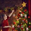 Festival Dog Hanging Charm Acrylic Dog Pendant Christmas Decoration Hanging Dog Ornament for Tree Adornment