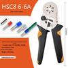 Hexagonal Mini Ratchet Crimping Pliers Set HSC8 6-6 for European Terminals