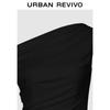 UR2026 Women's Elegant Off-Shoulder Ruched Waist Dress