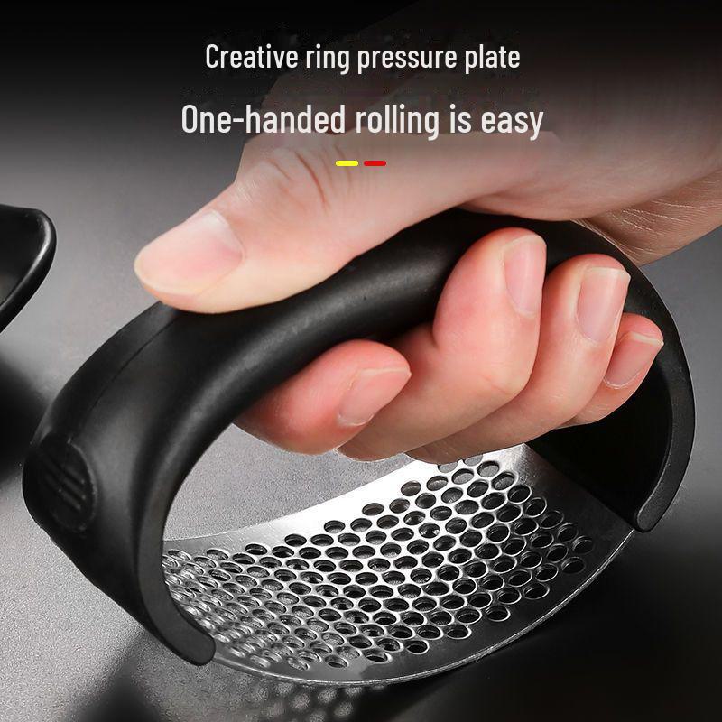 Stainless Steel Manual Garlic Press & Mincer