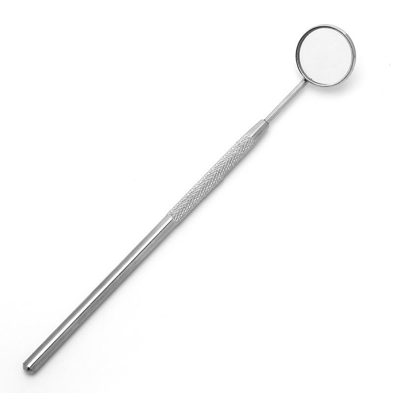 5-Piece Stainless Steel Dental Tool Set with Mouth Mirror