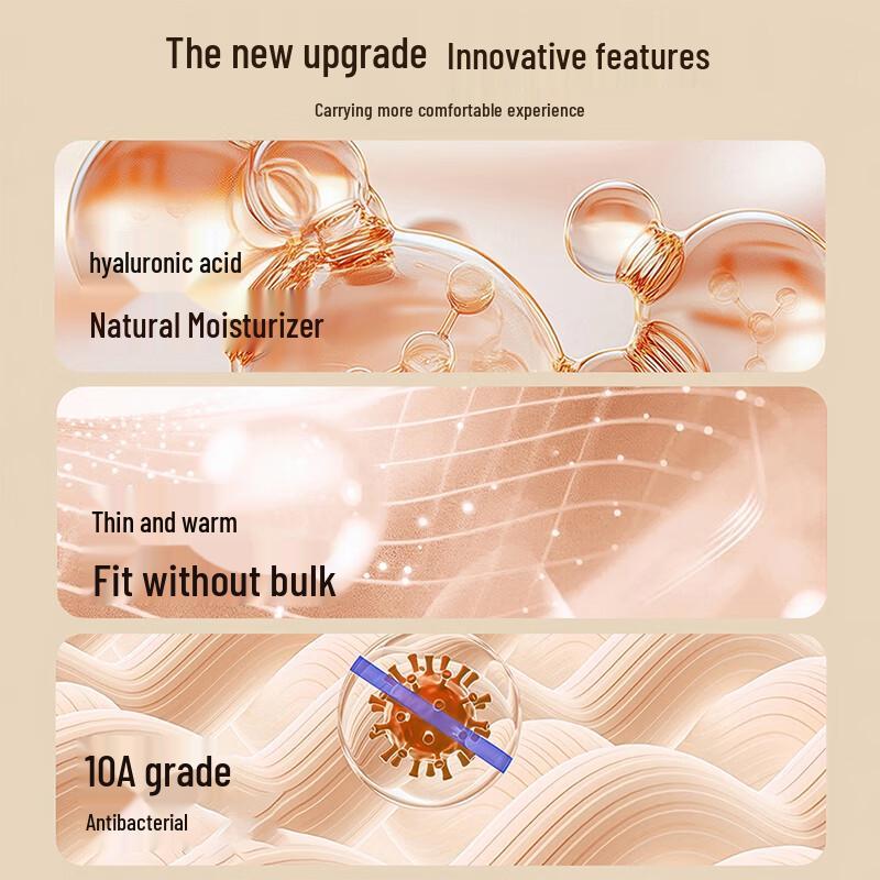 Xueqiman Women's Hyaluronic Acid Skincare Thermal Base Layer