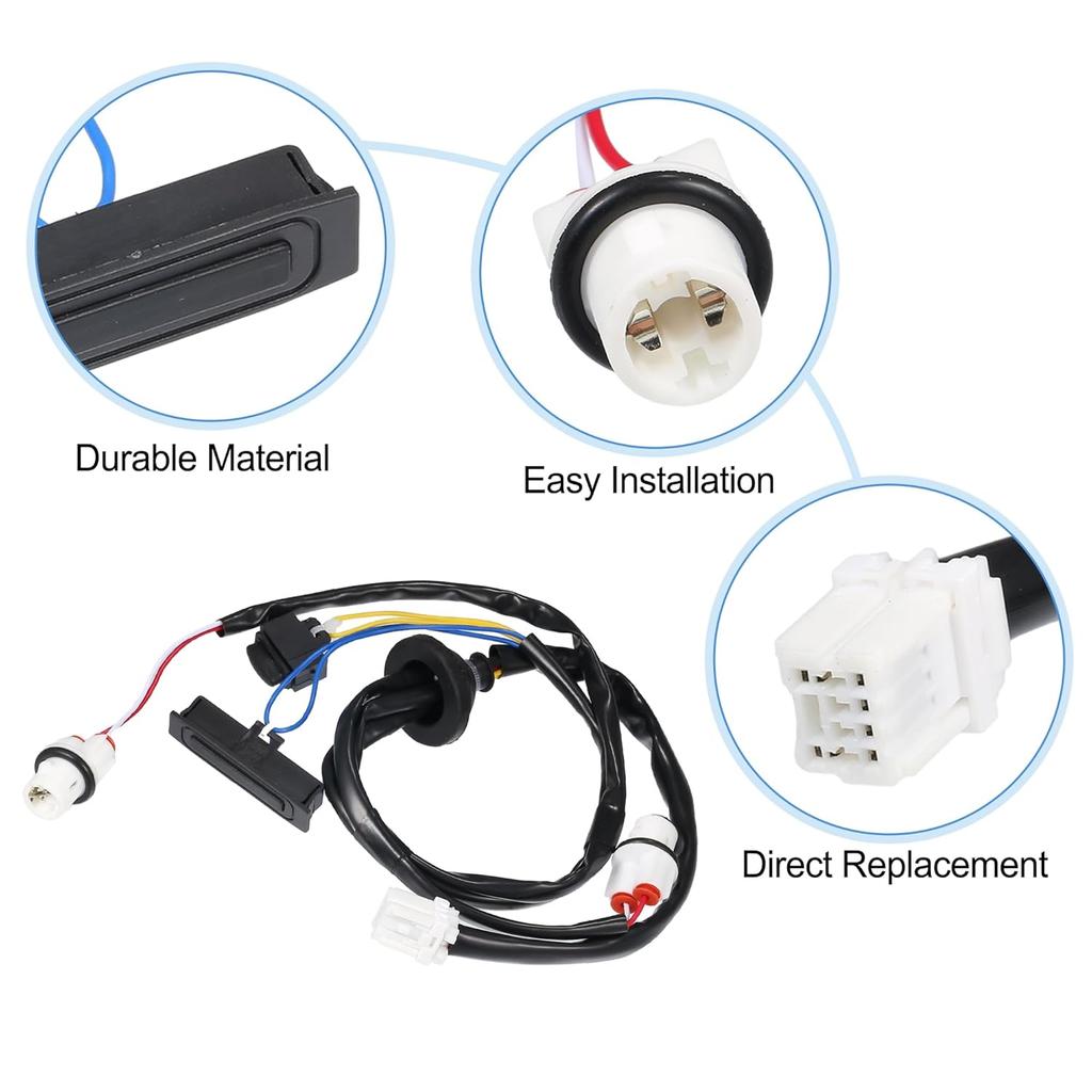 ACROPIX Rear Trunk Switch Button Trunk Lid Tailgate Release Switch Fit for Nissan X-Trail 2.5L 2008-2014 No.25380JG01A - Pack of 1