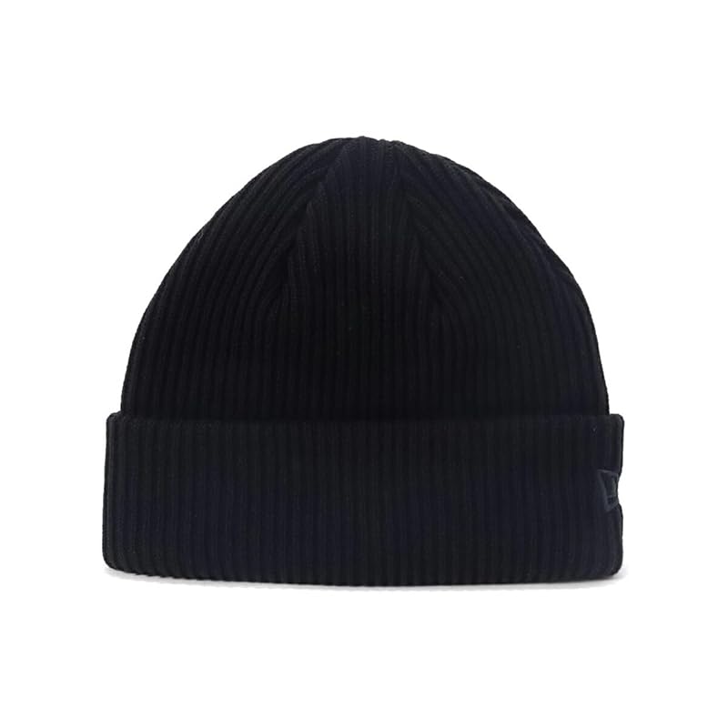 

[New Era] short cuff knit hat cotton Plain color black FREE BASIC COTTON RIB CUFF KNIT BLK 14388545 NER36K1332