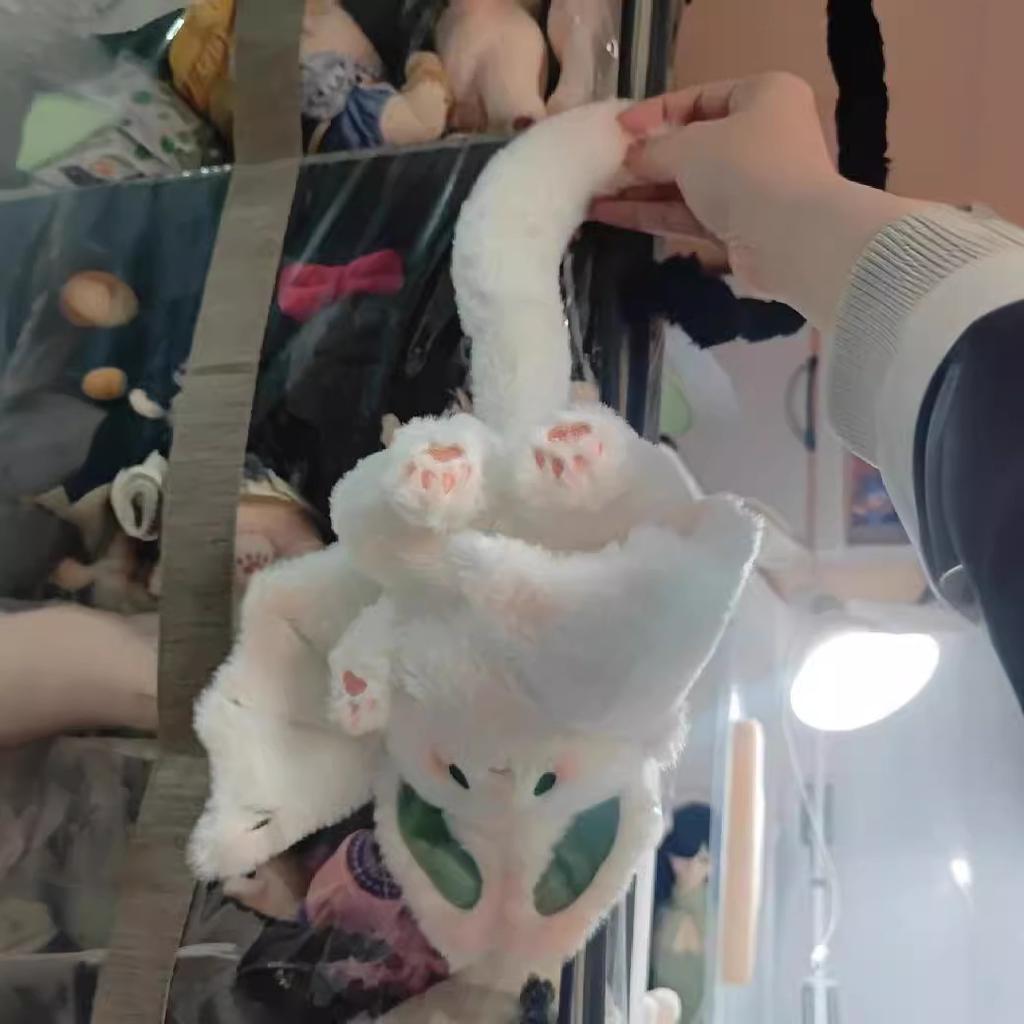 Flying big bat rabbit plush toy big white rabbit doll soothing doll little lucky bamboo bat rabbit