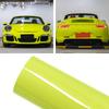 Car Sticker Acid Green Auto Wrapping Film Bubble Free PET Sticker Vinyl Film Car Accessories Auto Exterior Interior Decoration