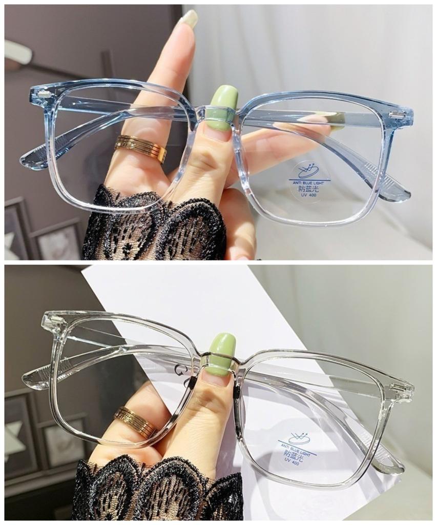 Korean Anti Blue Light Blocking Round Frame Glasses Anti-fatigue Spectacles Fashion for Men/Women Radiation Protection