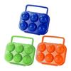 Camping Egg Organizer Portable PP Material Egg Tray Carrier Storage Crate for Home Picnic and Travel