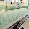 Winter Crystal Velvet Sofa Cushion Winter Thickened Non-slip Sofa Cover Cover New Simple Cover Cloth Towel Sitting Cushions