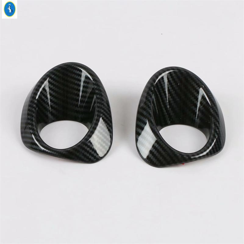 Fit For Toyota Corolla  - 2025 Chrome / Carbon Fiber Auto Front Fog Lights Foglight Lamps Ring Decor Cover Trim Accessories