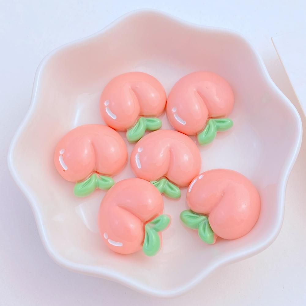 10Pcs New Cute Resin Cherry Strawberry Grape Radish Flat Back Parts Embellishments For Hair Bows Accessories