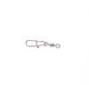Metal Durable Rolling Swivel with Hooked Snap Interlock Connector Fishing Bearing Swivels Tackle