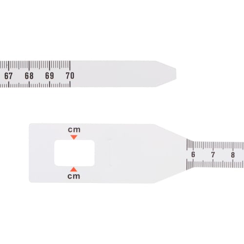 uxcell Head Circumference Measuring Tape, 70cm, Plastic, for Measuring Children's Head and Arm Circumference, White