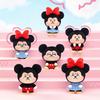 TOP TOY Disney Mickey Minnie Series Plush Charm Gacha Gacha Blind Box Figure Plastic Model Premium Toy Mickey Minnie Character Birthday Present Item &