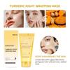 1pc Turmeric Peel-Off Pore Refining Face Mask | Blackhead Removal, Exfoliation, Deep Cleansing - Ant