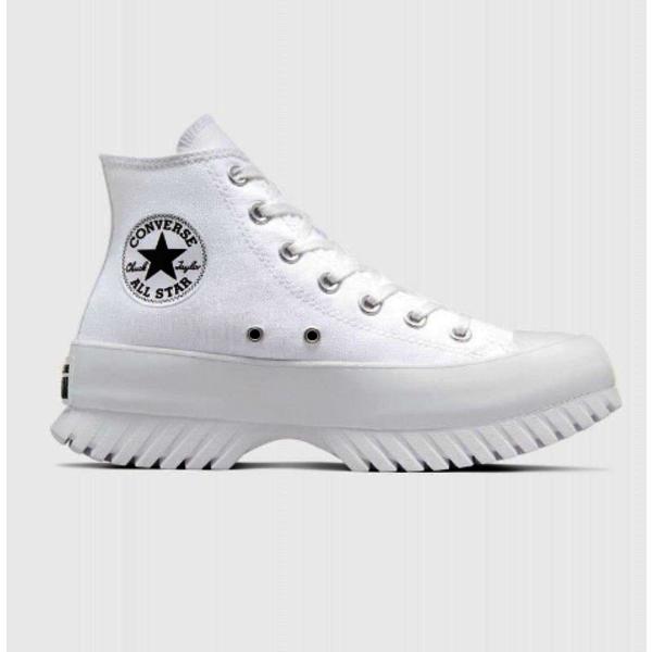 Converse High Top Canvas Sneakers White A00871c