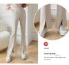 Women's Korean Style High-Waisted Flared Split Dress Pants - Spring/Summer 2026 Collection, Slimming Drapey Trousers Casual Trousers.