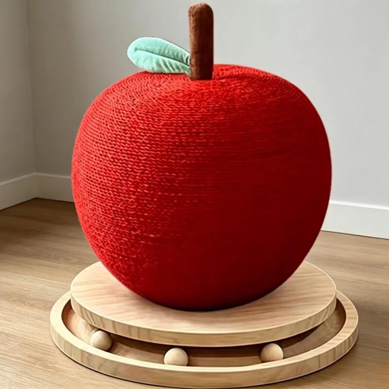 VZZS Apple-Shaped Cat Scratcher Post