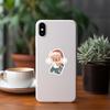 50Sheets/Set Cute Labbubu Stickers For Kids Cartoon Bubble Matt Graffiti Sticker